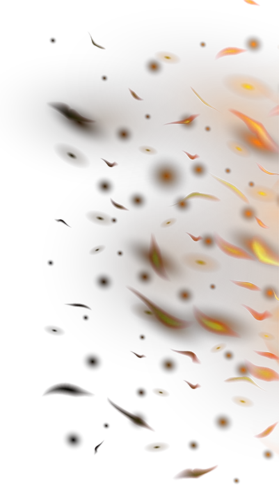 頁面火焰粒子特效｜背景裝飾元素