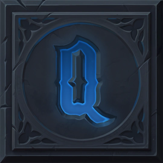 古神巴風特字母Q符號｜基礎圖樣與連線補充元素