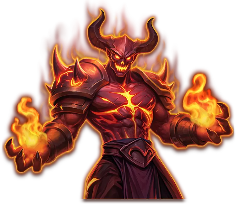 古神巴風特角色圖｜火焰惡魔巴風特主視覺形象